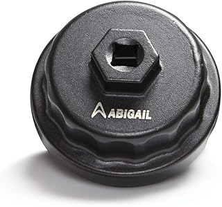 A ABIGAIL A ABIGAIL Oil Filter Wrench Cap Removal Tool 64mm 14 Flute for Toyota Lexus Scion 2.0L to 5.7L Engines with Cartridge  - Image 1