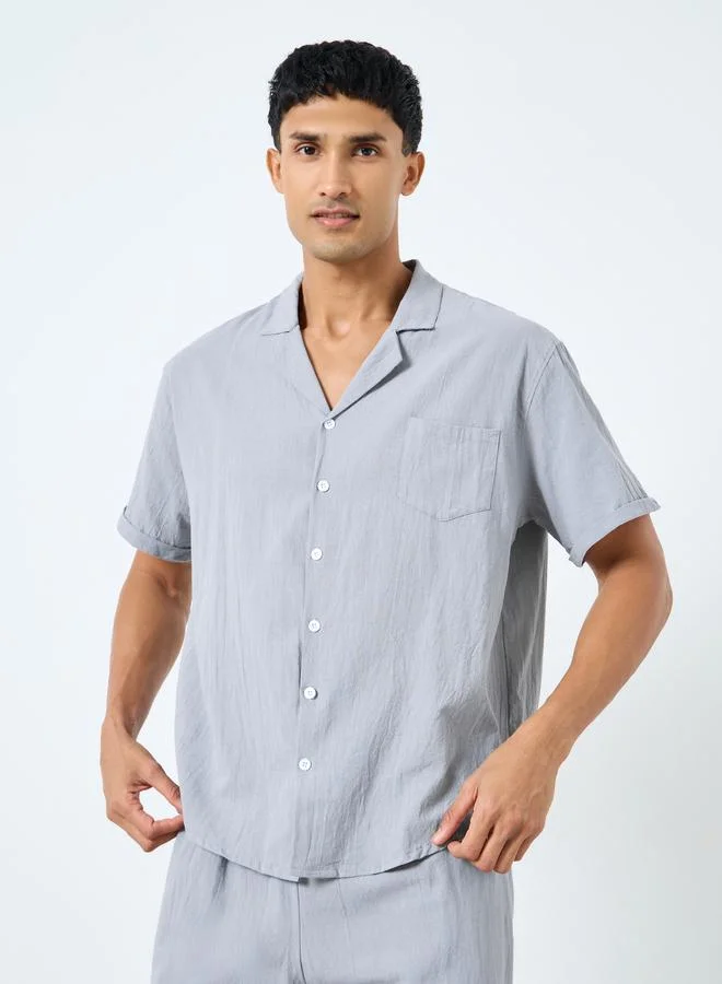 Styli Styli Men Regular Fit Shirt and Shorts Co-Ords