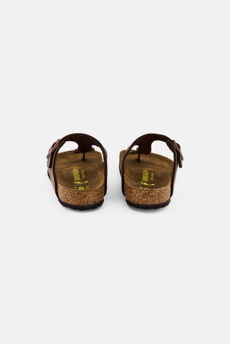 BIRKENSTOCK Kids Girl Slip On Cork Sandals, Brown - Image 4