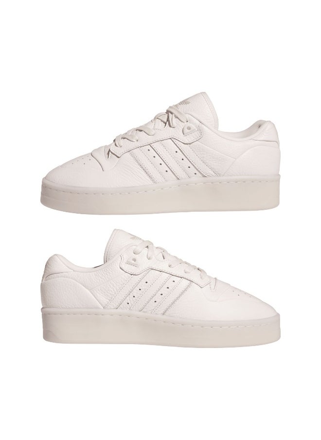 Adidas Adidas Rivalry Lux Low White Basketball Shoes For Unisex 3  - Image 2