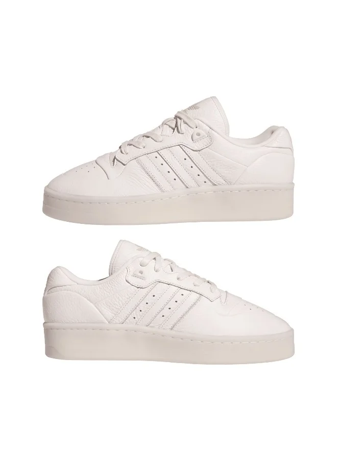 اديداس اوريجينالز Adidas Rivalry Lux Low White Basketball Shoes For Unisex 3