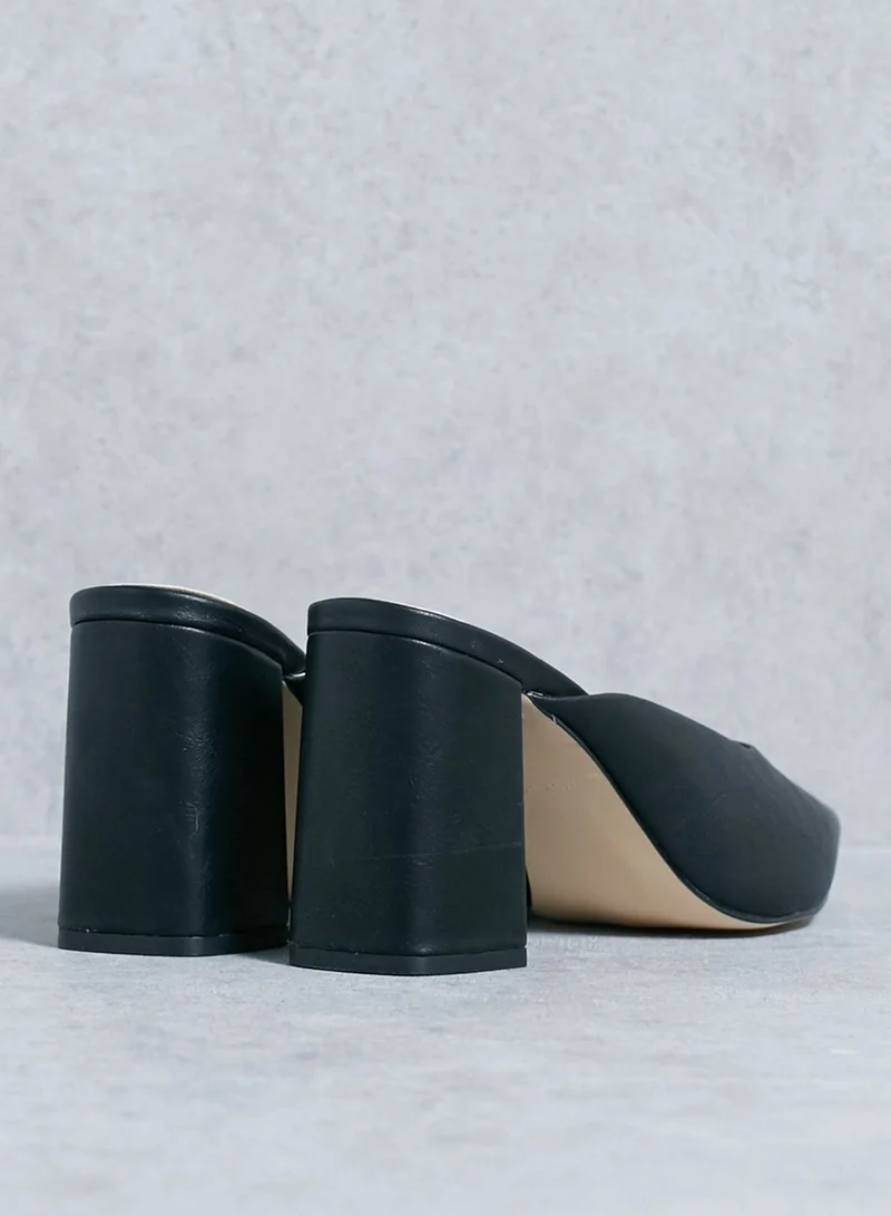 Miss Selfridge Point Backless Court Shoes