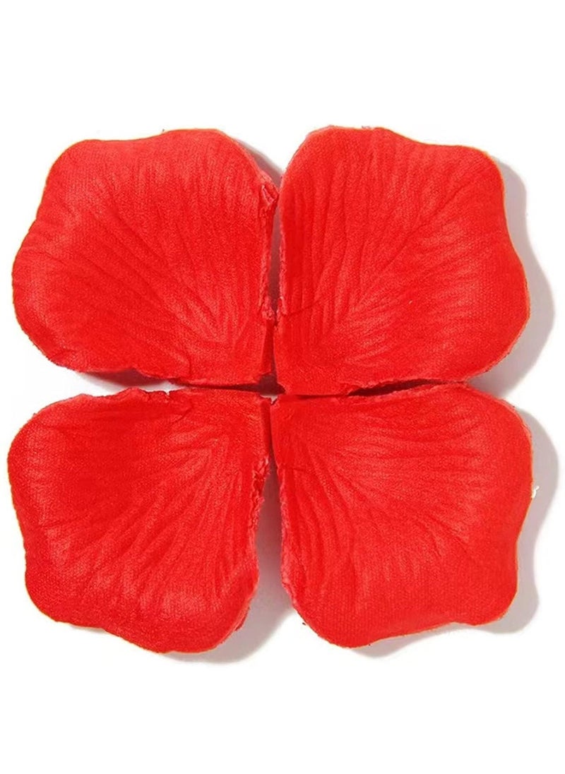 Kanza Red Rose Petals Artificial Flower Petals for Romantic Night Wedding Event Party Valentine Decor  - Image 1