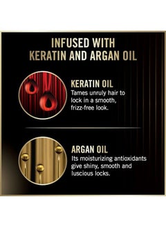 Tresemme Keratin Smooth Shampoo 340 Ml With Keratin & Argan Oil For Straighter Shinier Hair Nourishes Dry Hair & Controls Frizz For Men & Women  - Image 4