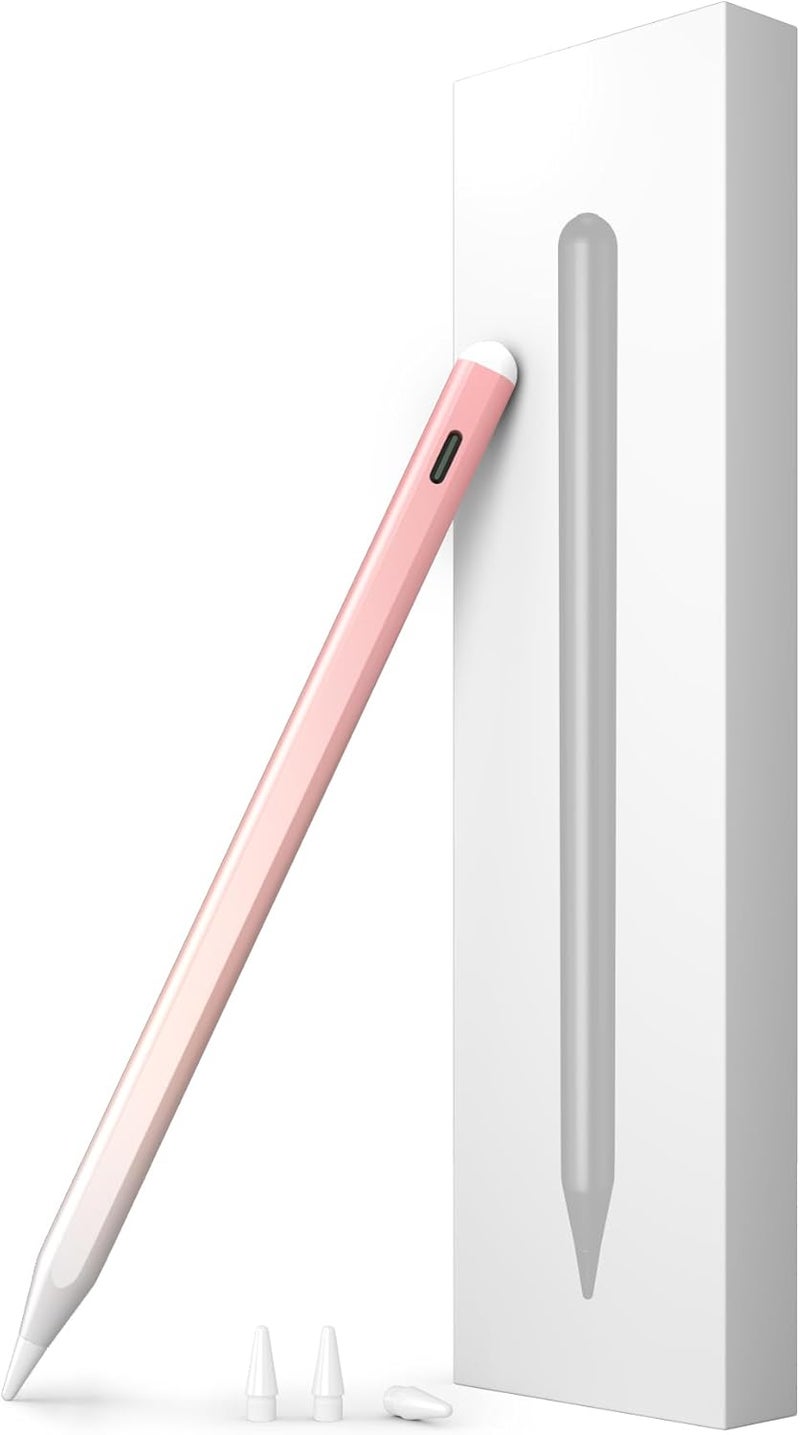 iafer Pencil for iPad 2018-2025, Fast Charge Tilt Sensitivity Palm Rejection 26H Working Time, Stylus Pen for iPad Pro 11/12.9/13 M3/M4, iPad 6th-11th A16, Air 3/4/5/M2/M3, Mini A17 Pro 7/6/5 - Image 1