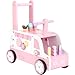 Asweets Wooden Baby Push and Pull Walker with Wheels Learining Acticity Walker for Boys Girls Multiple Activities Center Develops Motor Skills Stimulates 173L x 91W x 181H - Image 2