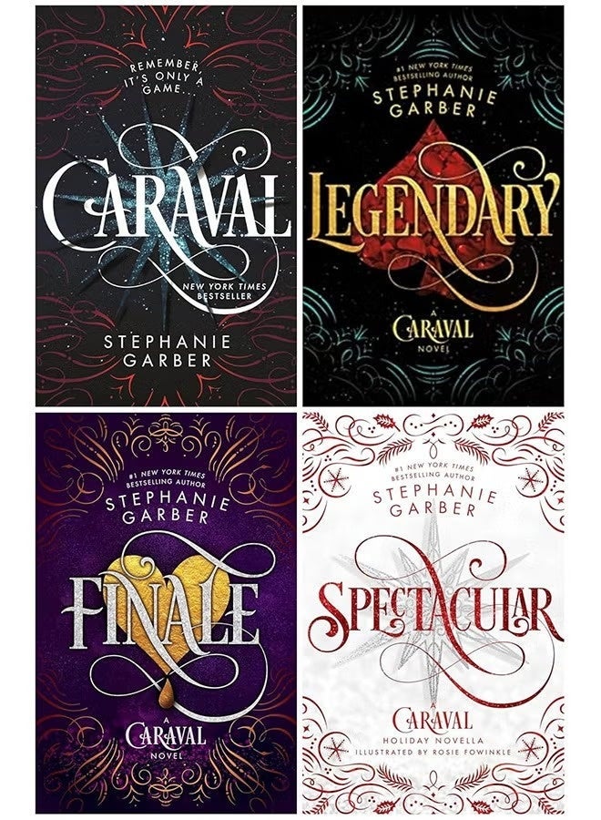 Caraval Series 4 Books Set - Caraval, Legendary, Finale, and Spectacular by Stephanie Garber - Image 1