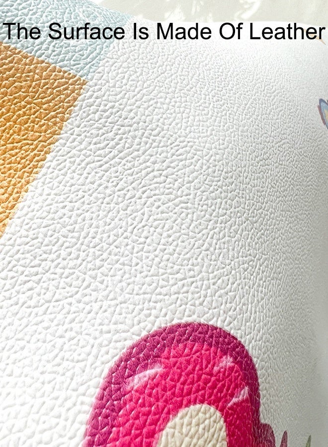 Bukela Door Mat Welcome Door Mat Carpet and Door Mats Non-Slip Durable Welcome Mat Kitchen Rug Pad Dirt Entryway Rug Front Door Mat Rubber Backing Non Slip Door Mats Heavy Duty Waterproof Indoor Outside Mats Entrance Home Floor Mat Entrance Doormat Half Round Door Mat 50*80cm - Image 5