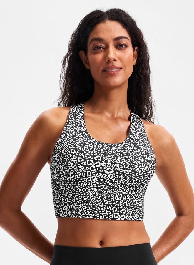 JOYSPELS Sports Bras for Women Extra Comfort Criss-Cross Back Padded Workout Tops for Women Medium Support - Image 2