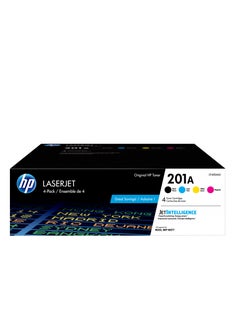 HP Toner HP 201A Original Cartridge Set CF400 CF401 CF402 CF403 Black, Cyan, Magenta, Yellow  Works with Color LaserJet Pro M252, Color LaserJet Pro MFP M277 Series(Multicolor)  - Image 1