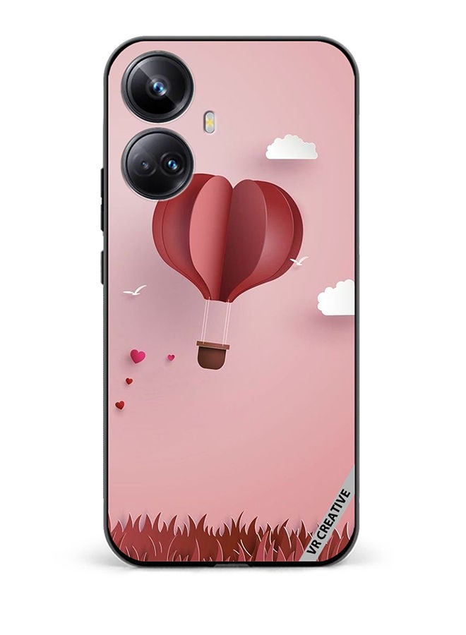 VR CREATIVE Protective Case Cover For Realme 10 Pro Plus Paper Hot Air Balloon Design Multicolour - Image 1