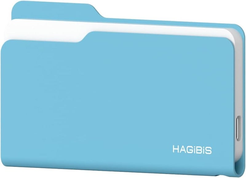 Hagibis SSD Enclosure, Folder Style USB 3.2 Gen2 10Gbps to NVMe PCI-E M.2 SSD Case, M.2 External Hard Drive Enclosure for MacBook Laptop iPad Android iPhone 17 Pro Max (Blue 2230-2280) - Image 1
