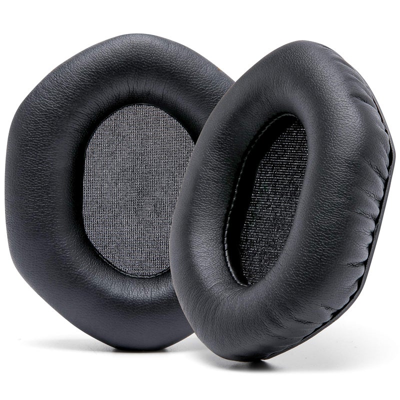 WC Wicked Cushions Replacement XL Ear Pads For Vmoda Headphones - Compatible with Vmoda M100 & Crossfade Series | Soft Leather, Luxurious Memory Foam, Added Thickness, Enhanced Noise Isolation | Black - Image 1