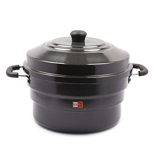 KCL Hard Anodised Aluminium Idli Maker/Non-Whistling Traditional Idli Cooker/Idlipot, Cooking 23 Idli - 3 Plate - Image 3