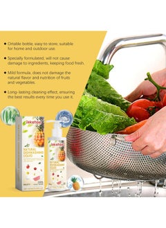 Jakehoe 100ml Veggie Fruit & Vegetable Wash, Gentle Multi-Purpose Cleaner for Kitchen Utensils, Dishes, Removes Oil, Dirt, Tough on Grease and Stains, and Perfect for Everyday Dishwashing  - Image 2
