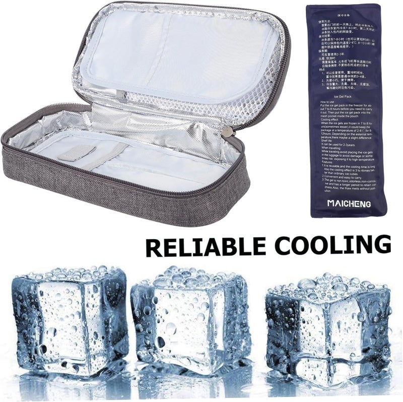 Kaiderine Insulin Cooler Travel Bag - Diabetes Medication Organizer with Insulated Liner - Image 2