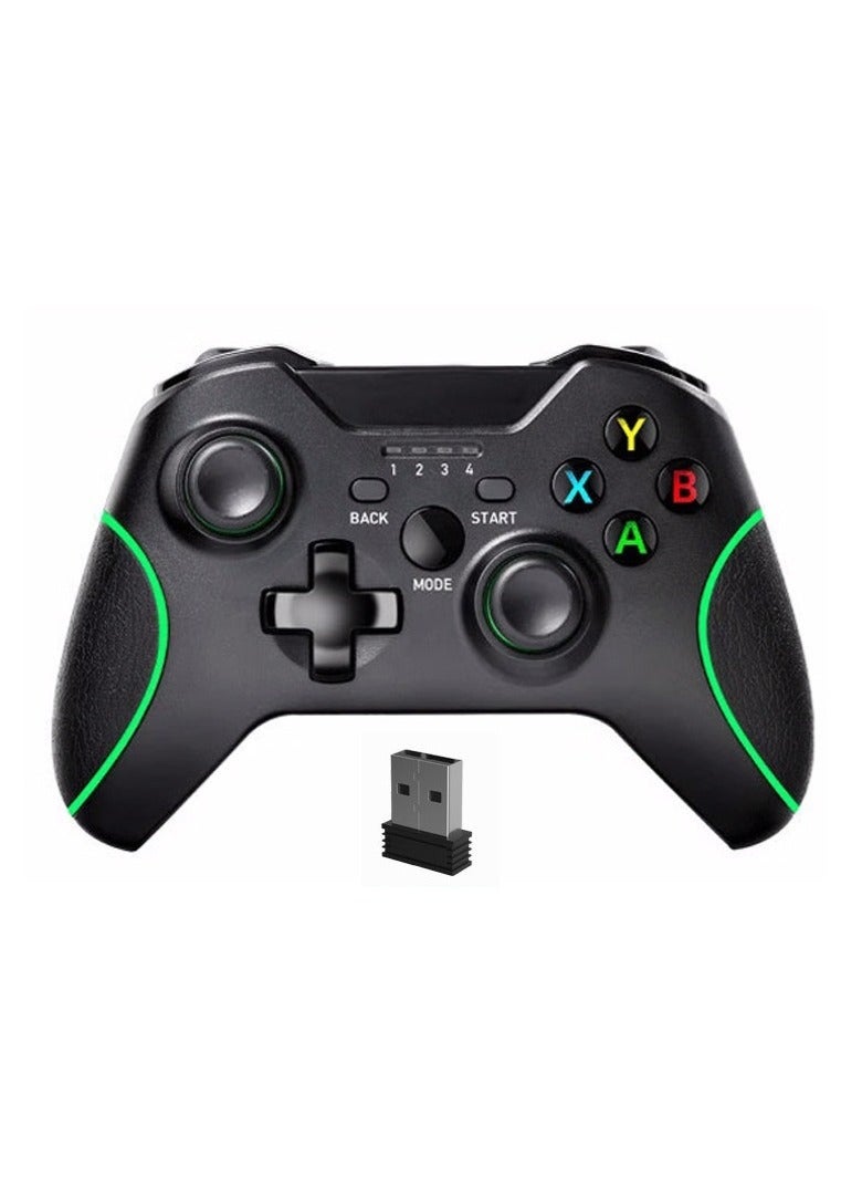 Hugifts 2.4G Wireless Vibration Game Controller Multi-Platform Compatible for PC Steam Smart TV Game Box with High-Precision Joystick - Image 1