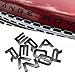 QOMAGO Car Emblem for Front Hood or Trunk lid Rear ABS Material car Badge car Style Replacement Matte Black - Image 2