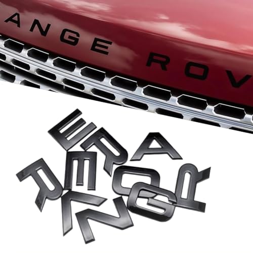 QOMAGO Car Emblem for Front Hood or Trunk lid Rear ABS Material car Badge car Style Replacement Matte Black - Image 1