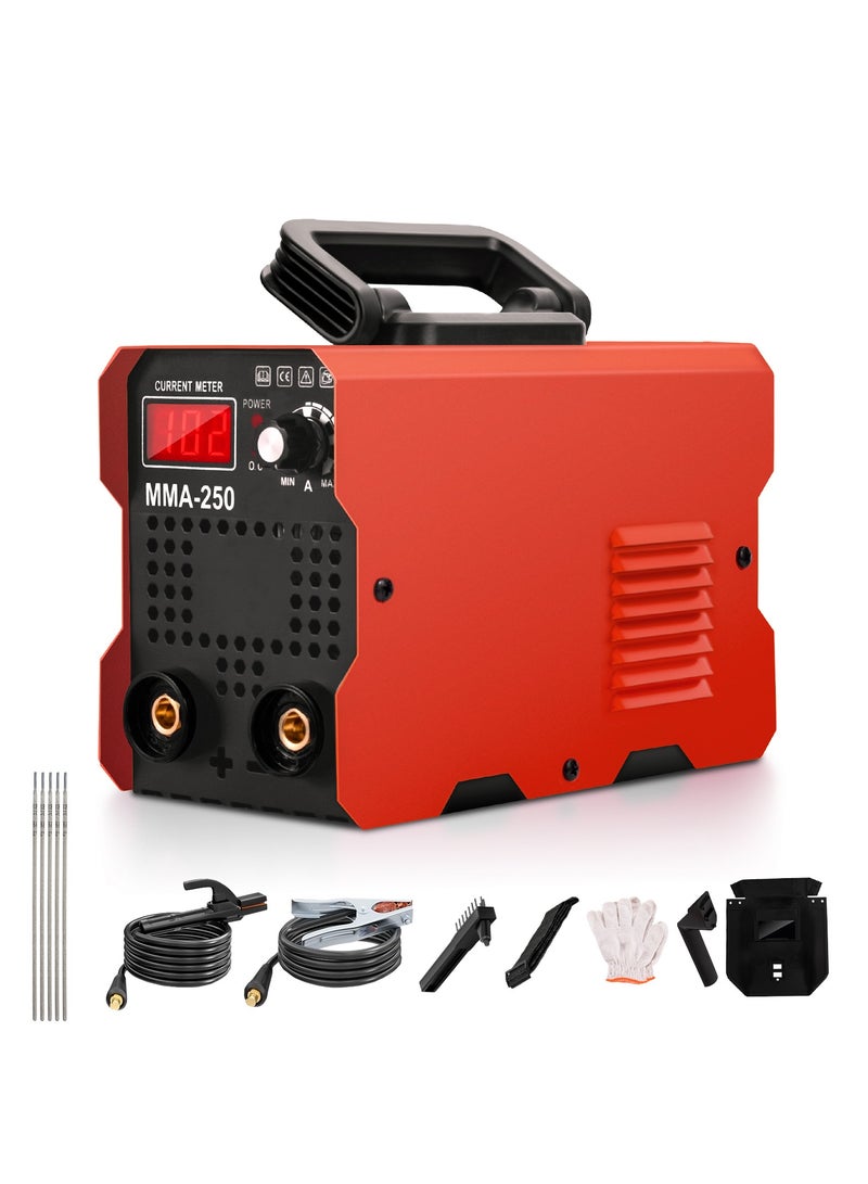 ألونغد آلة لحام صغيرة محمولة بقوة 120 أمبير/220 فولت مع تحكم تآزري، شاشة رقمية، بدء تشغيل ساخن، قوة قوس، مضادة للالتصاق، آلة لحام قوس MMA، مجموعة لحام عاكس IGBT - Image 1