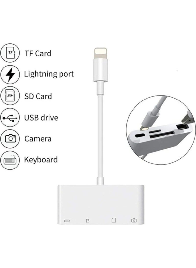PSGT - 4in1 Lightning To Tf.sd Card Camera Adapter - Image 1