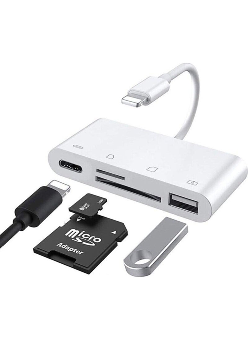PSGT - 4in1 Lightning To Tf.sd Card Camera Adapter - Image 1
