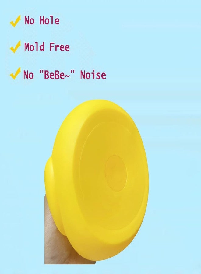Yhobulis No Hole Huge Yellow Rubber Ducks Waterproof Bath Duck Toys for Toddlers Boys Girls,Mold Free Large Ducks Baby Shower Duck Decorations Party Favors (Large 7.1''-1pcs) - Image 2