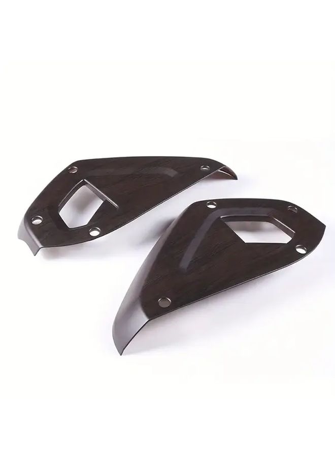 Oak Grain Car Instrument Panel Side Stickers For Land Rover Defender ABS Durable Interior Accessories - Image 3