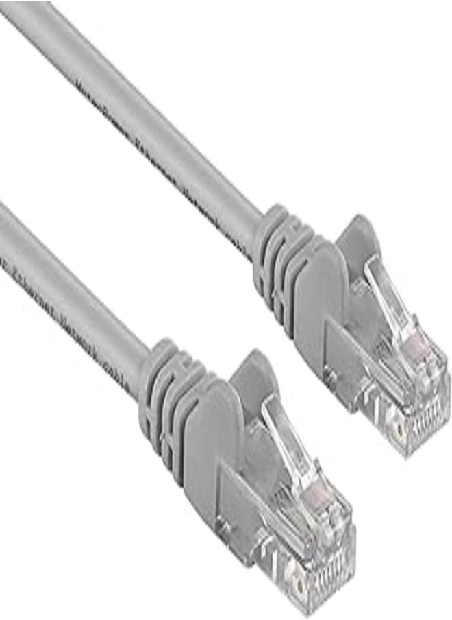 MutecPower كابل إيثرنت Cat6 من Power Networking مع قابس RJ-45 - رمادي - 20 متر 