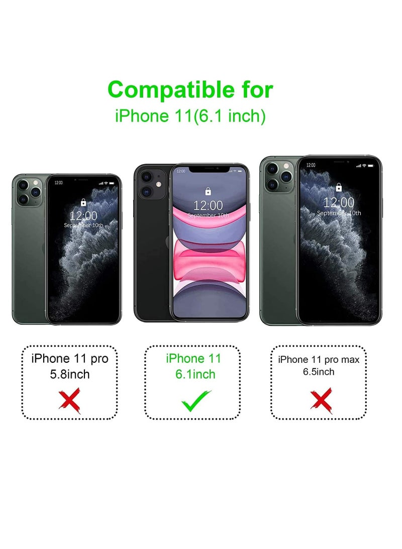 MIGOFAST iPhone 11 Soft Liquid Silicone Gel Case Full Body Shockproof Rubber Protection Matte Finish Cover Soft Microfiber Lining Cushion Slim Back Case - Image 2