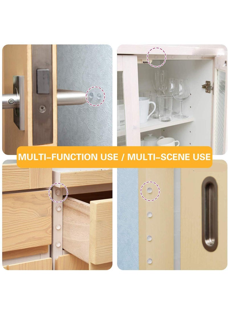 AASTIK SALES AASTIK SALES Round Adhesive Silica Gel Bumpers Door Cabinet Drawer Safety Stopper Mute Buffer 3x8 mm Clear Set of 24 Pieces  - Image 5