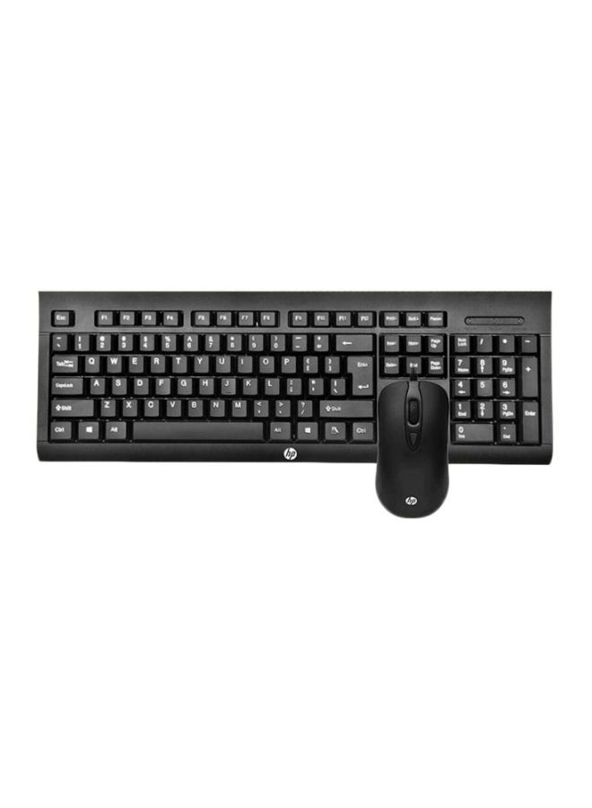 HP مجموعة ماوس ولوحة مفاتيح سلكية للألعاب بمنفذ USB أسود - Image 1