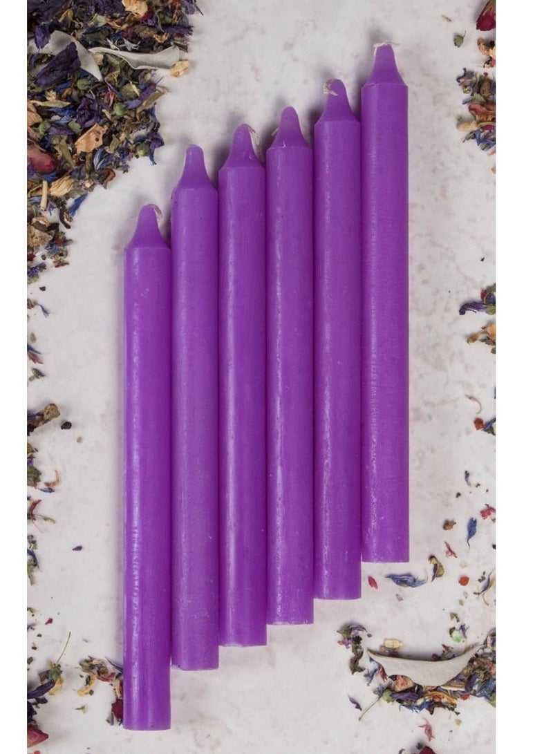 سي او أرماء مجموعة من 5 شموع معطرة برائحة اللافندر 19*2 سم - Image 1