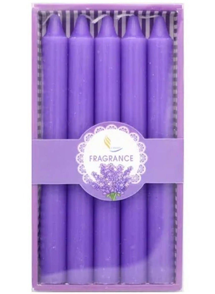 سي او أرماء مجموعة من 5 شموع معطرة برائحة اللافندر 19*2 سم - Image 3