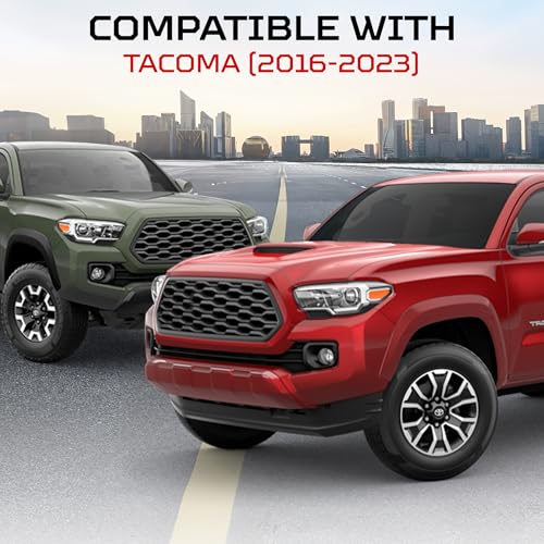 AJT DESIGN Car Door Handle Cover Compatible with Toyota Tacoma 20162023 ABS Plastic Interior Trim Chrome Delete Tacoma Door Handle Cover Made in USA Pack of 4 Front Back Cavalary Blue - Image 3