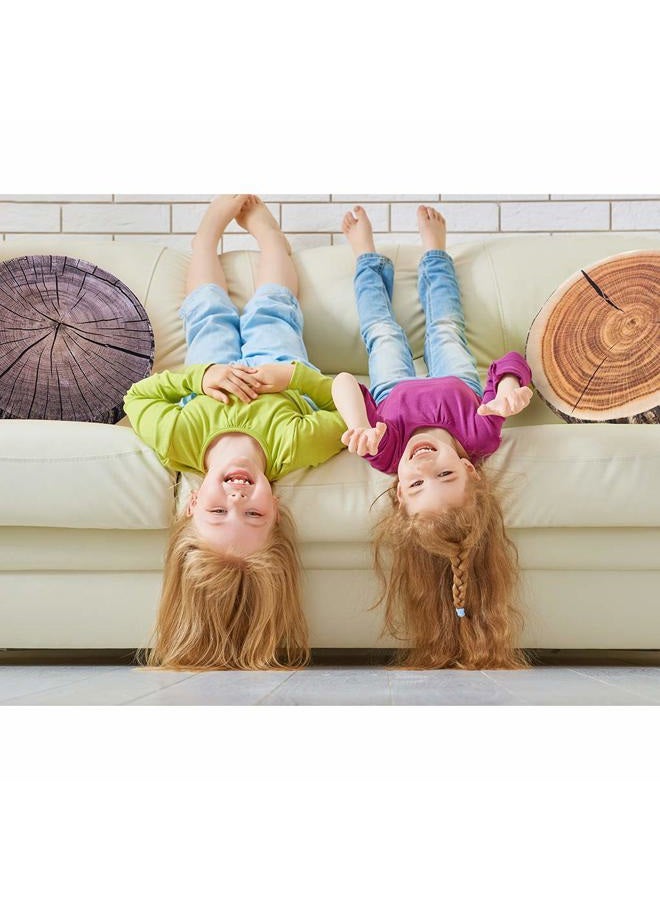 HYSEAS (1, Light Tan 1) - 3D Digital Print Comfort Foam Throw Pillow for Home Decoration, Stump - Image 5