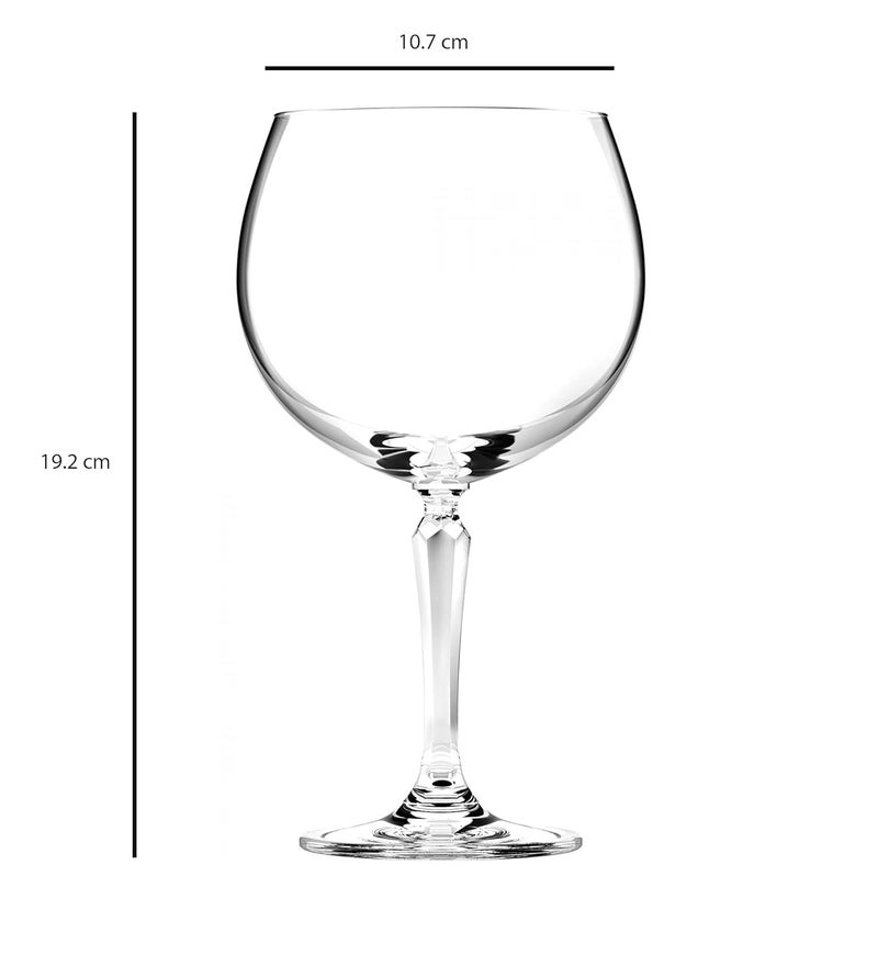 TAGROCK Crystal Stem Balloon Cocktail and Red Wine Glass 600ml Set of 2 - Image 3