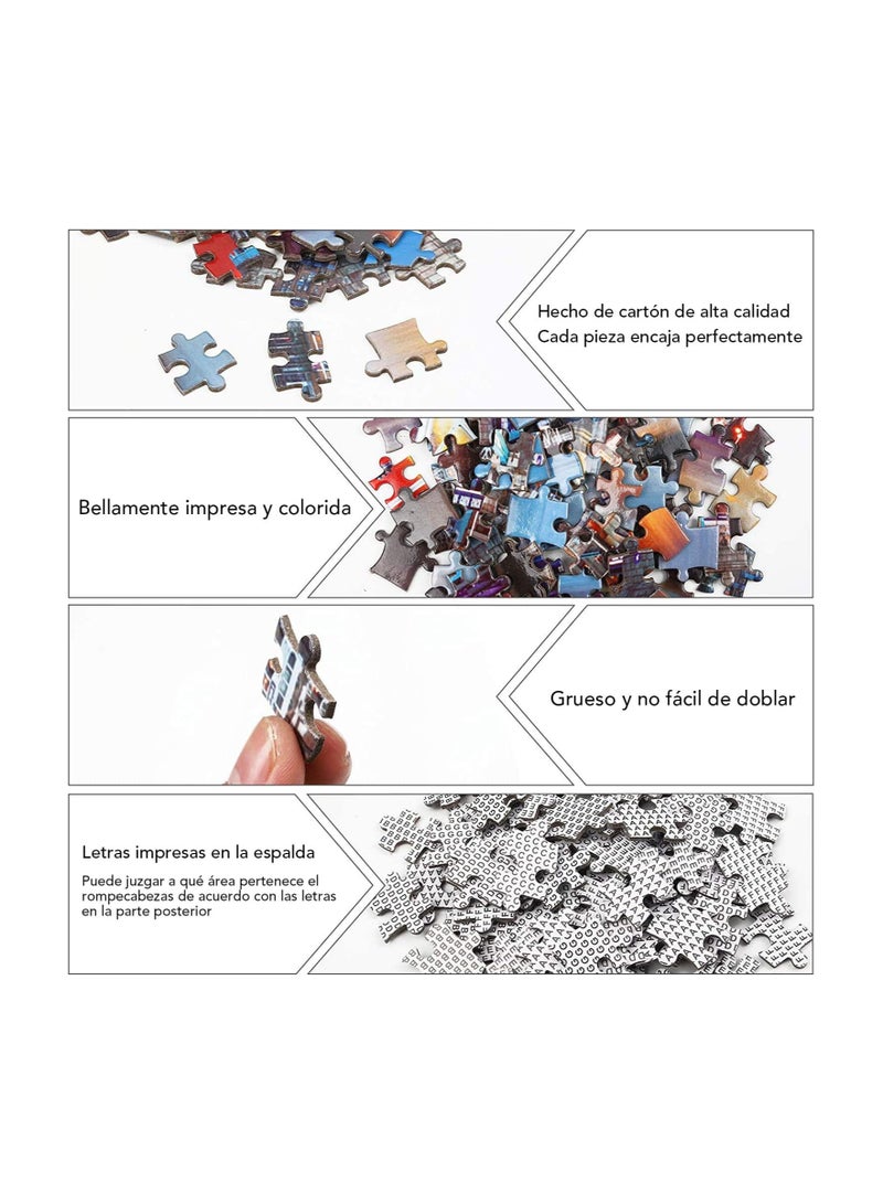 1500 Piece Puzzle Challenge Your Creativity and Intelligence  Perfect Gift and Family Time Activity  High Quality and Vibrant Colors  - Image 3