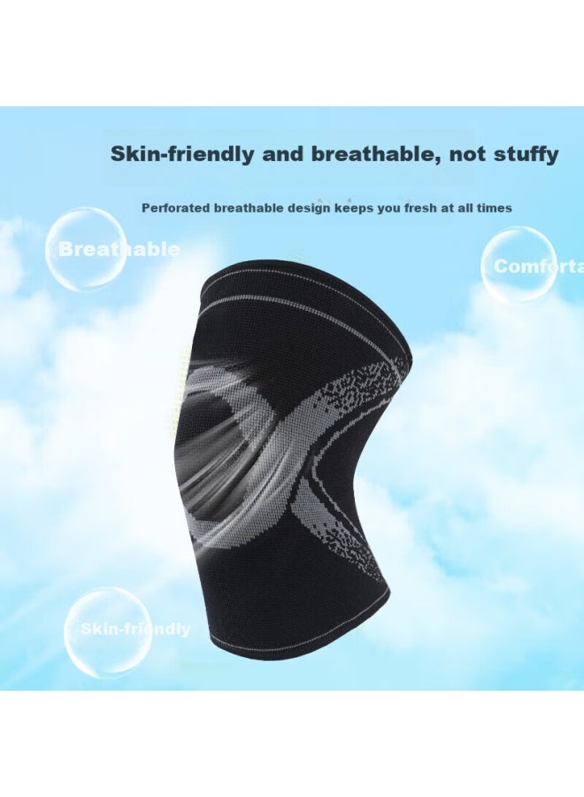 Chidong Kids Knee Pads Sports Basketball Knee Support Running Meniscus Patella Protector Football Roller Skating Anti-fall L Size - Image 4