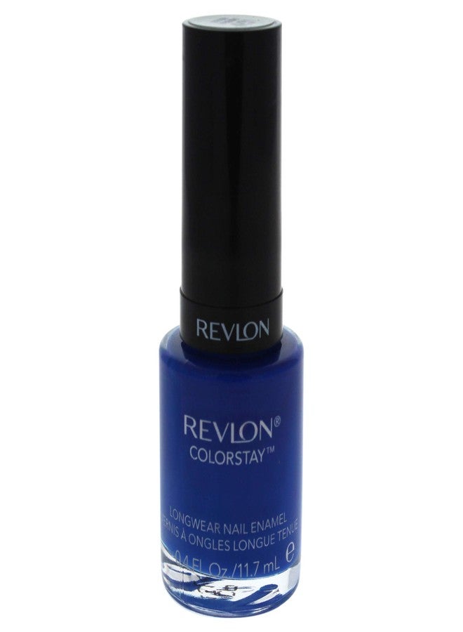REVLON Colorstay Nail Enamel, Indigo Night, 0.4 Fluid Ounce