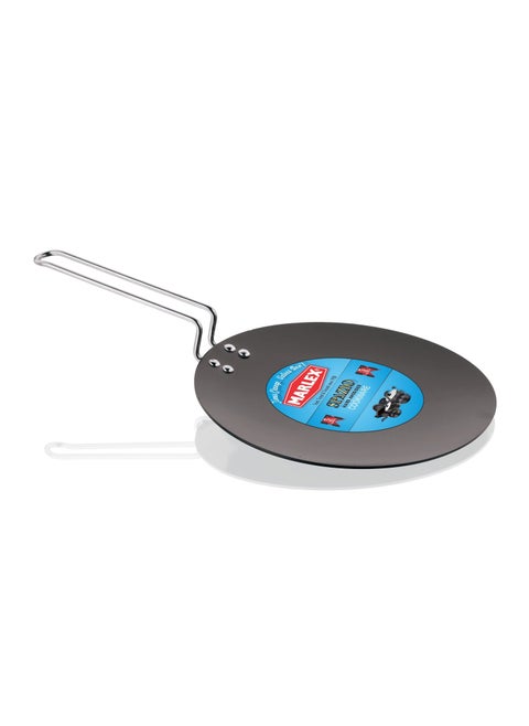 Marlex HardAnodized Aluminium Tawa with Handle 9 Inches Black