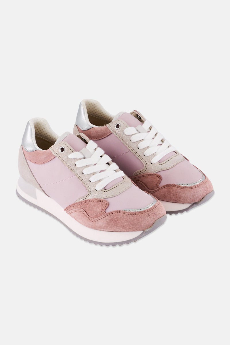 GEOX Women Lace Up Casual Shoes, Multicolor  - Image 1
