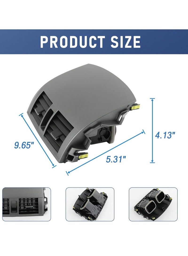 AjieQaQ A/C Outlet Air Vent Panel Compatible with Toyota Corolla 2007 2008 2009 2010 2011 2012 2013 55663-02060 - Image 4