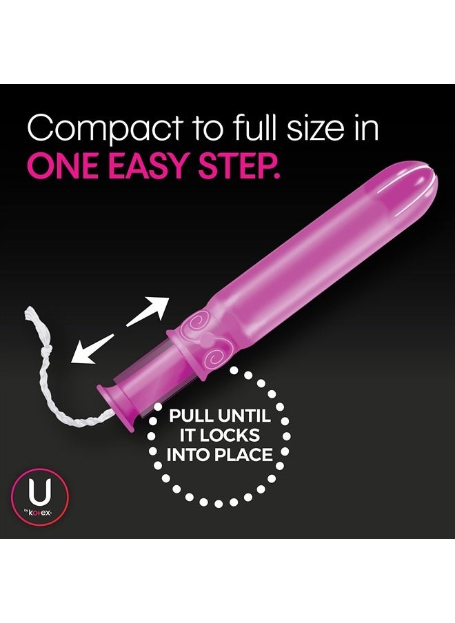 Click Compact Tampons, Regular Absorbency, Unscented, 45 Count