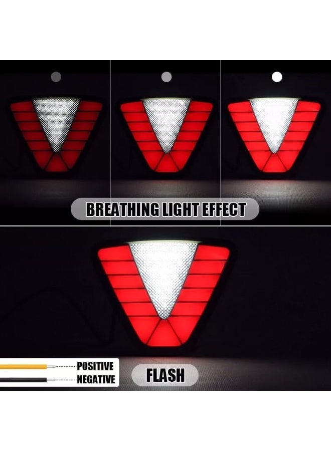 Universal F1 Style LED Rear 3rd Third Strobe Flashing Tail Brake Stop Light - Image 1