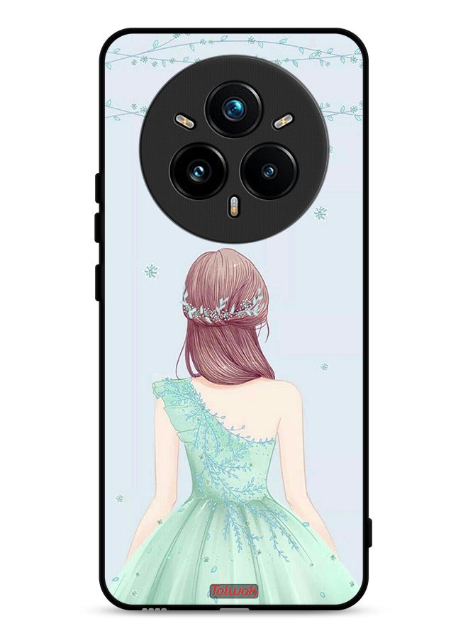 Tolwak Realme 14 Pro Plus 5G Protective Case Cover Cute Girl In Floral Dress