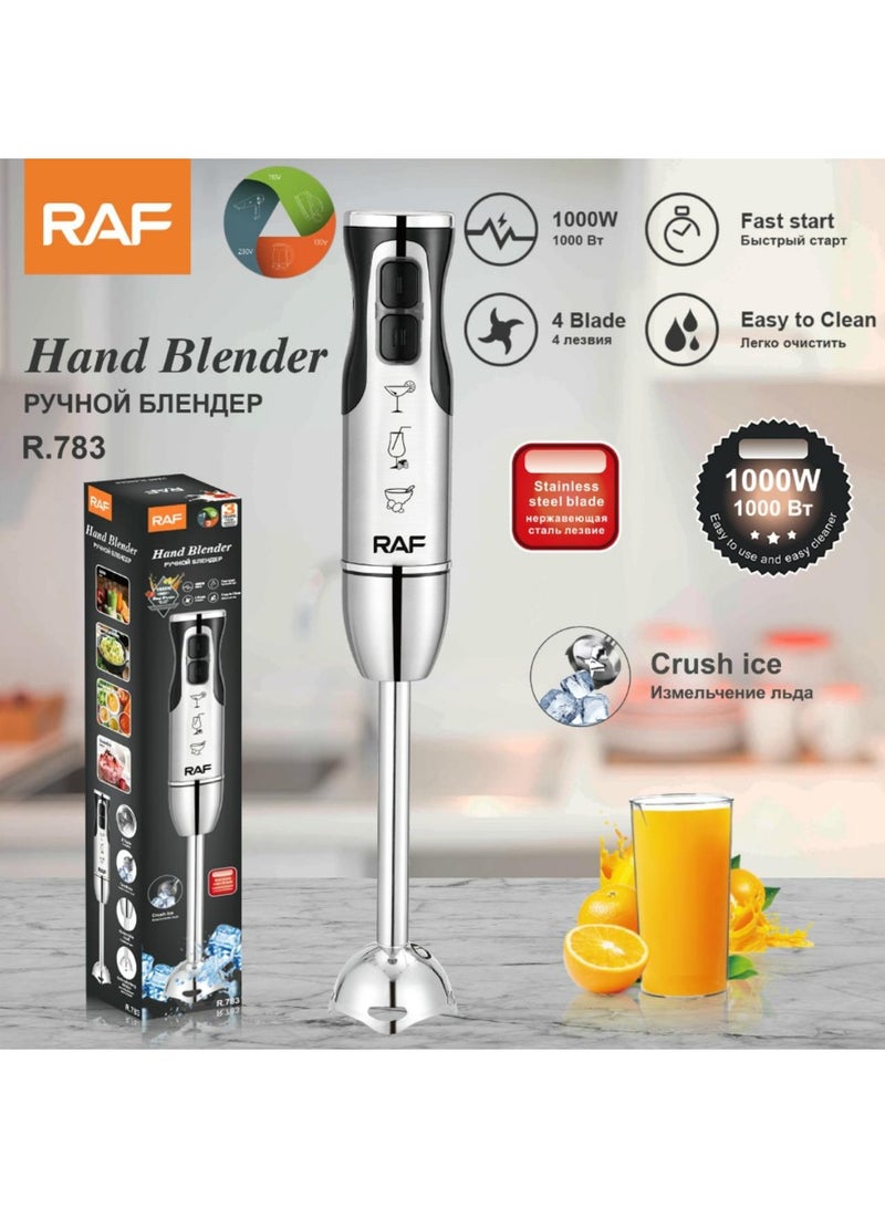 آر إيه أف خلاط يدوي غاطس بقوة 1600 واط من RAF، آلة مكملات غذائية منزلية، عصا خلط لهرس المكونات - Image 1