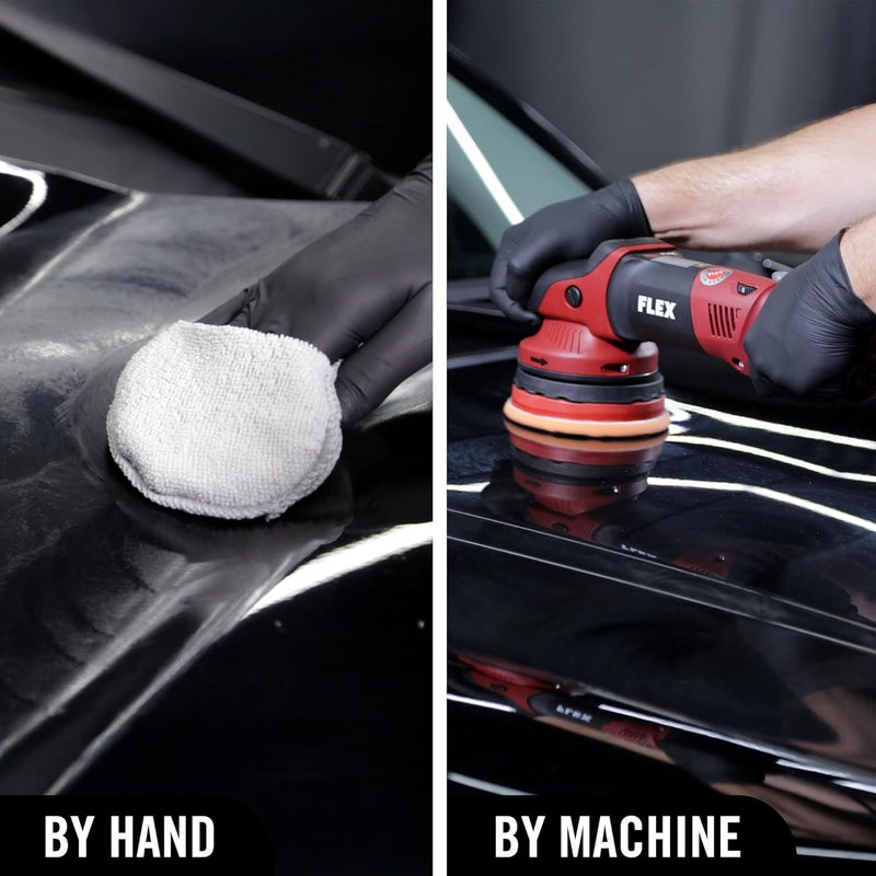 TurtleWax Hybrid Solutions Ceramic Acrylic Black Car Polish and Wax, Car Scratch Remover & Car Paint Restorer for Black Cars, Deep Shine, Ceramic Coating Protection & Water Beading, 14 oz (Pack of 1) - Image 5