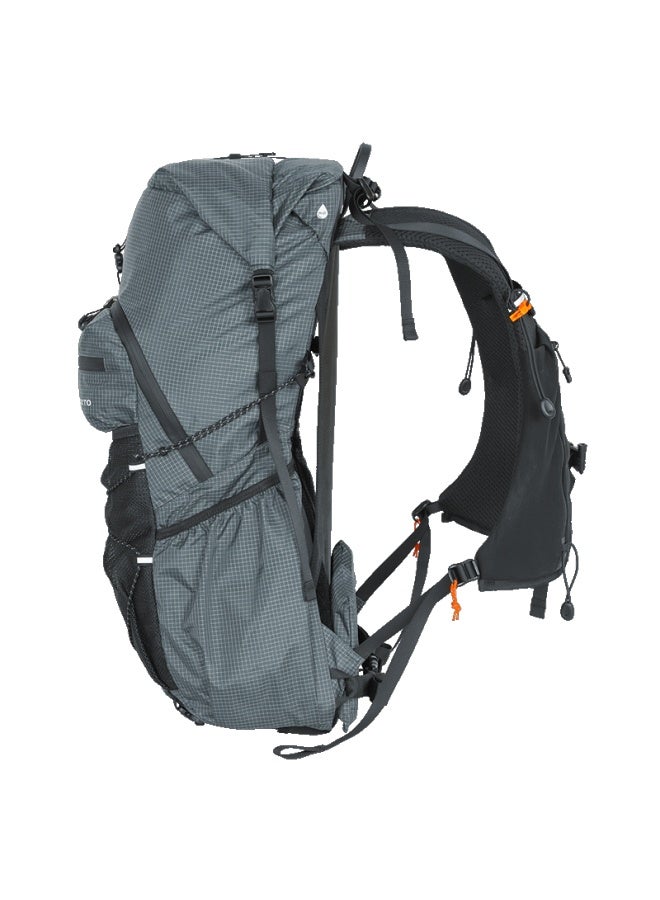 Inoxto 25l Suspension Backpack - Professional Breathable Lightweight Hiking And Mountaineering Travel Essential Backpack 8122 Dark Gray - Image 3