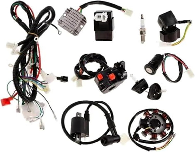 Wivplex Ignition Coil Wiring Harness Set for 150cc 250cc ATV Dirt Bike - Image 2
